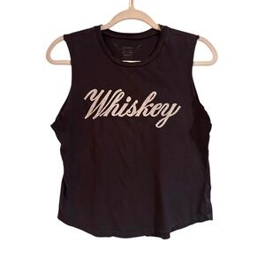 Bandit Brand Whiskey Distressed Sleeveless Tee Medium